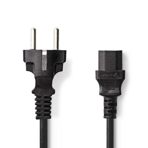 Cabo De Alimentação Schuko Macho Iec-320-c13 5m
