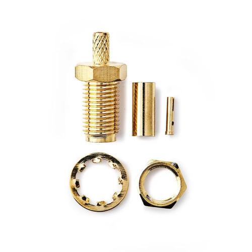 Conector Sma Mulher - Para Cabos Rg174 2 Unid.