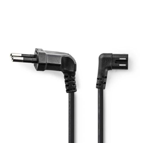 Cabo De Alimentação Conector Europeu Em Ângulo .