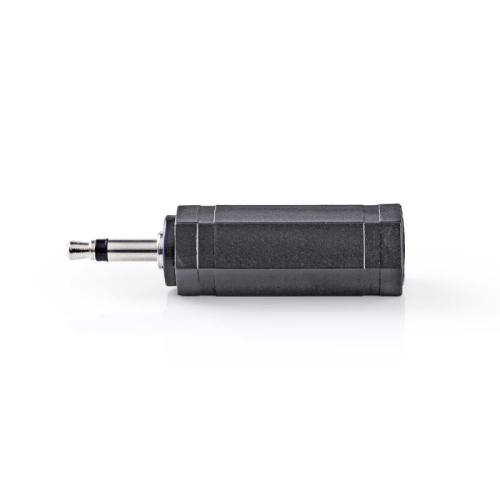 Adaptador Jack 3.5mm Macho para Jack 6.35mm Fêmea
