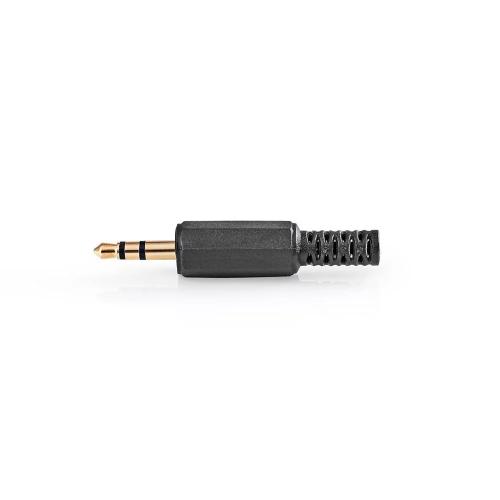 Conector Jack Estéreo | Macho de 3,5 Mm | Chapado.