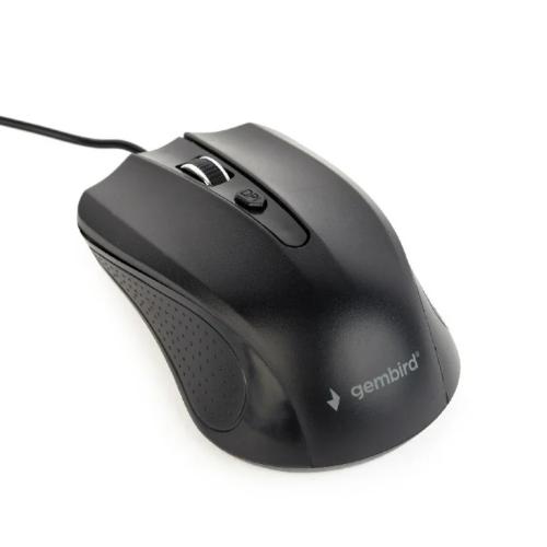 Gembird Mus-4b-01 Mouse Ambidextrous Usb Type-A Optical 1200 Dpi