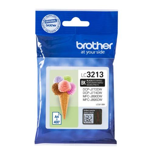 Tinteiro de Tinta Original Brother Lc3213bk Preto