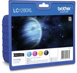Tinteiro de Tinta Original Brother Lc-1280xlvalbp Multicolor