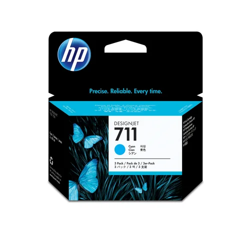 Tinteiro de Tinta Original Hp 711 Ciano