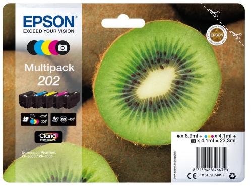 Epson Tinteiro Multipack 5-Cores 202 Claria Premi.