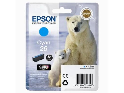 Epson Tinteiro Azul 26 Claria Premium C/Alarme Xp-800/700/600/605/820/720/620/6