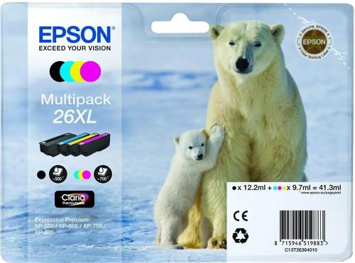 Pack 4x Tinteiros Xl Quad Xp-600/700/800 - Epson