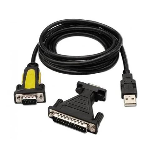 Cabo Adaptador Usb Macho - Rs232 Macho 1,8m