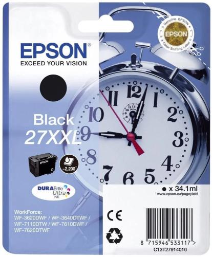 Tinteiro Epson 27 Preto Xxl - Wf36xx/7110/7210/76xx/77xx