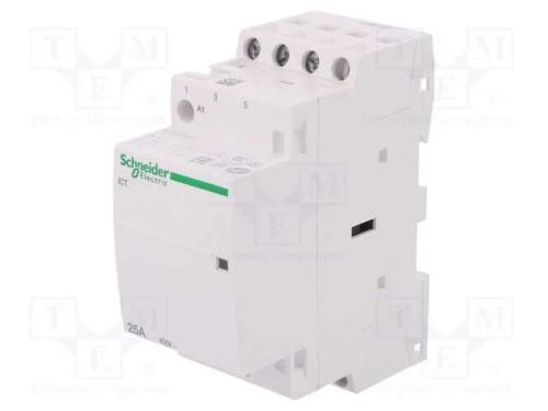 Contator: 3-De Polo de Instalação, 25a, 230÷240vac, No X3, Ip20