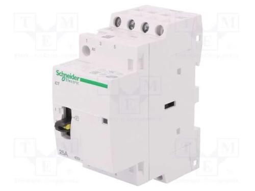 Contator: 3-De Polo de Instalação, 25a, 220÷240vac, No X3, Ip20