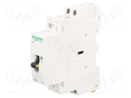 Contator: 2-De Polo de Instalação, 25a, 230÷240vac, No X2, Ip20