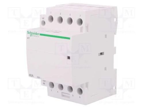 Contator: 4-De Polo de Instalação, 40a, 230÷240vac, No X4, Ip20