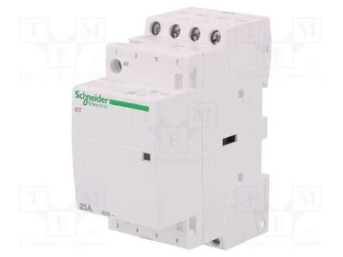 Contator: 4-De Polo de Instalação, 25a, 230÷240vac, No X4, Ip20