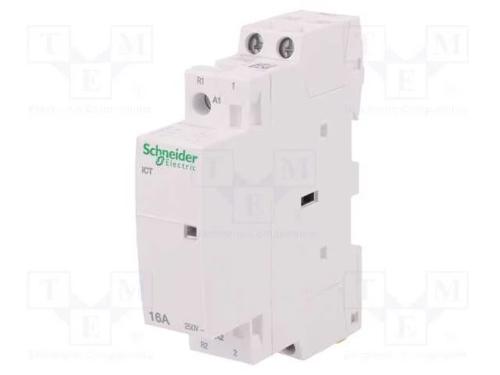 Contator: 2-De Polo de Instalação, 16a, 24vac, Nc + No, Ip20, 500v