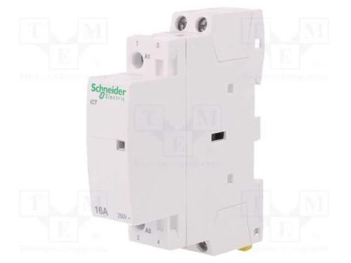 Contator: 2-De Polo de Instalação, 16a, 24vac, No X2, Ip20, W: 18mm