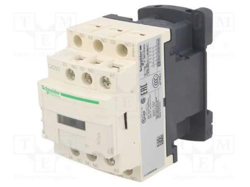 Contator: 5 Polos, No X5, 230vac, 10a, No Painel,Para Trilho Din