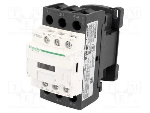 Contator: 3 Polos, No X3, Contatos Auxiliares: No + Nc, 48vac, 25a