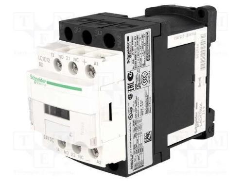 Contator: 3 Polos, No X3, Contatos Auxiliares: No + Nc, 24vdc, 12a