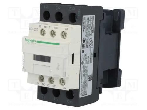 Contator: 3 Polos, No X3, Contatos Auxiliares: No + Nc, 48vac, 32a