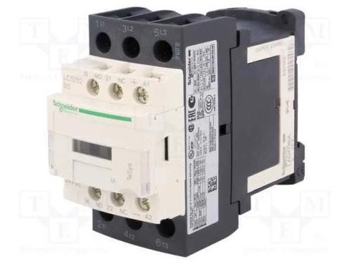 Contator: 3 Polos, No X3, Contatos Auxiliares: No + Nc, 24vdc, 32a