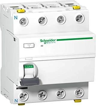 Dijuntor Diferencial 63a Il.polos: 4 400vschneide