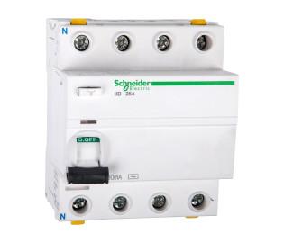Dijuntor Diferencial 25a Il.polos: 4 400vschneide