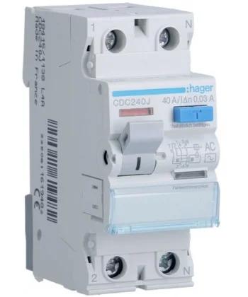 Dijuntor Diferencial 40a Il.polos: 2 400vschneide