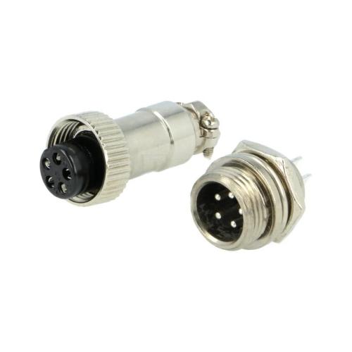 Conjunto de conectores multicontactos 5 pinos