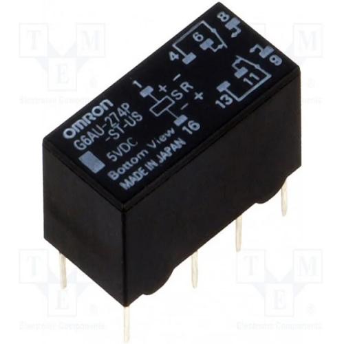 Relé Eletrom Dpdt 5vdc 05a125vac 2a30vdc