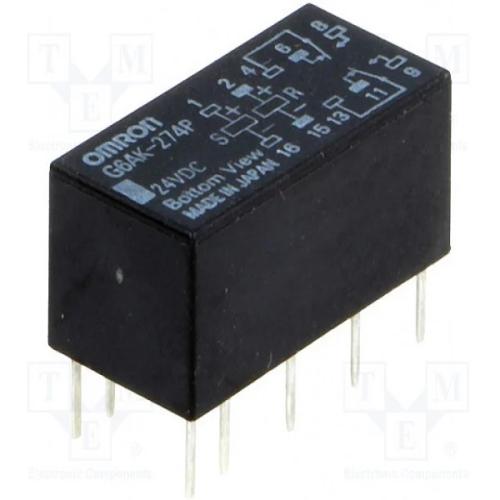Relé Eletrom Biestávelminiatura Série G6a