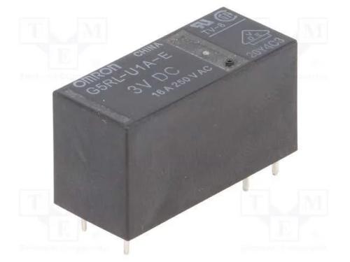 Relé Eletrom Spst 3vdc 16a250vac 16a24vdc