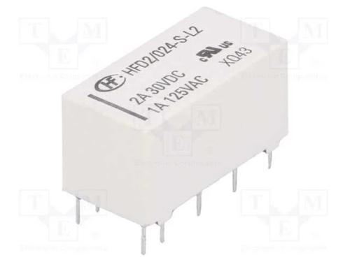 Relé Eletrom Dpdt 24vdc 1a125vac 3a30vdc