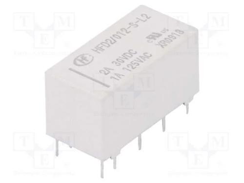 Relé Eletrom Dpdt 12vdc 1a125vac 3a30vdc