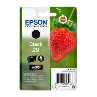 Tinteiro Epson 29 Preto + Alarme Rf - Expression Home Xp-255/257/352/355/452/455