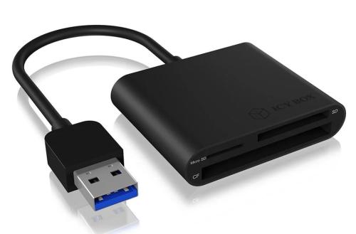 Leitor de Cartão Preto Usb 3.0