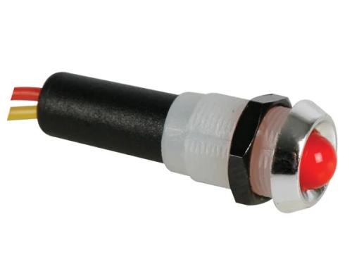 Lámpara LED 5v Roja - Espejo Cromado