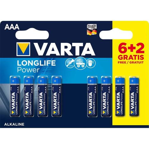 Pilha Varta Lr6 AAA 1,5v High Energy (8 Pcs)