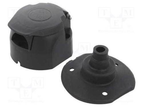 Ficha Automotive; Tomada; Pin: 7; 12vdc; Para Pai.