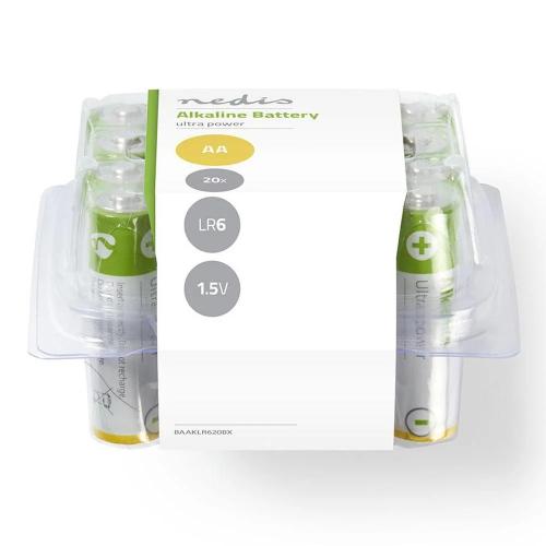 Pilhas Alcalinas Nedis Baaklr620bx 1.5v Lr6 AA (20 Unidades)