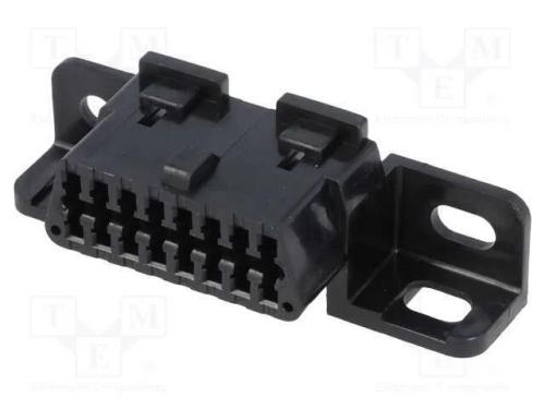 Conector: de Diagnóstico OBD Ii, Fêmea, Tomada, para Painel, 30v