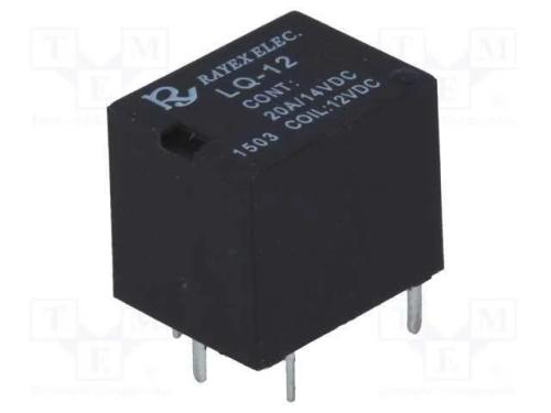 Relé eletromagnético; SPDT; 12VDC; 20A; Auto