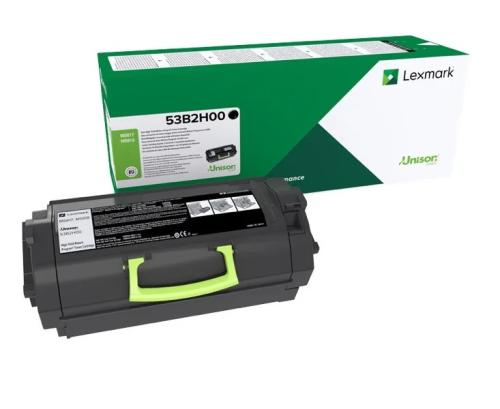 Toner Lexmark 53b2h00 Preto de Retorno 25k a 5% - Ms817,818