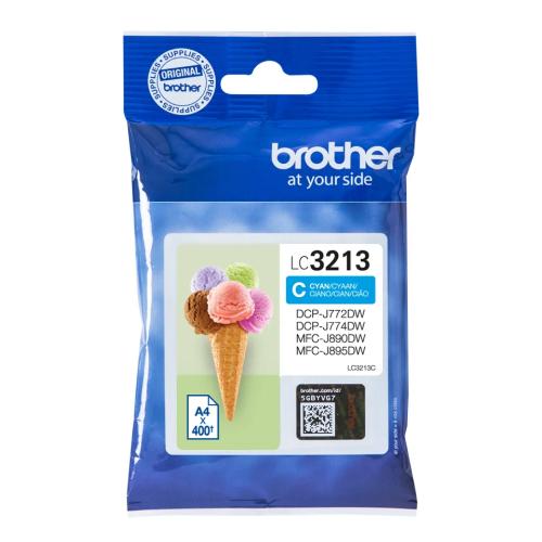 Tinteiro de Tinta Original Brother Lc3213c Ciano