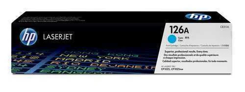 Hp Toner Cart. Ce311a (126a) F?r Lj Pro100/Cp1020/Cp1025/ Cp1025nw Cyan