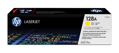 Hp Toner Cart. Ce322a (128a) F?r Ljcm1415/Cm1415nf/ Cp1525 Yellow