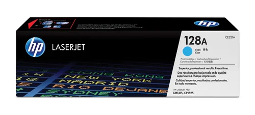 Hp Toner Cart. Ce321a (128a) F?r Lj Cm1415/Cm1415nf/ Cp1525 Cyan