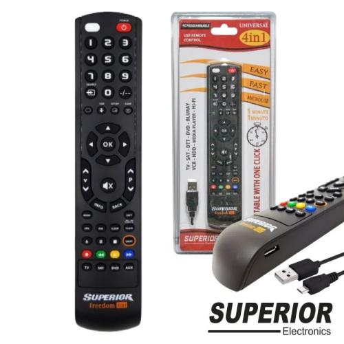 Comando Programable Freedom 4in1 Negro