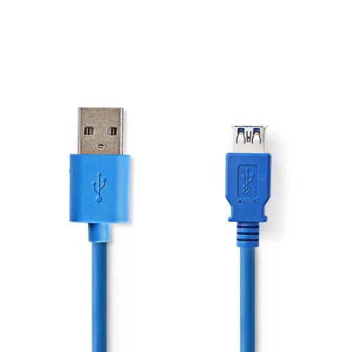 Cable Usb 3.0 | a Macho - a Hembra | 2,0 M | Azul